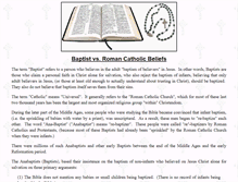 Tablet Screenshot of baptistcatholic.com